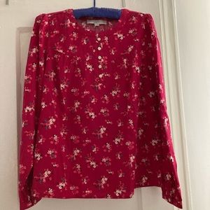 Women’s floral bell shape blouse